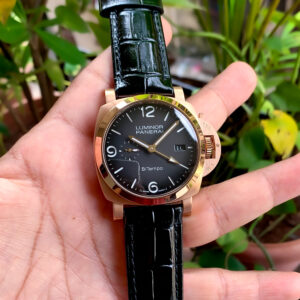 Panerai Luminor BiTempo Hand Wind Black Dial Men’s Watch