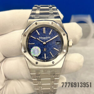 Audemars Piguet Royal Oak Automatic Blue "Grained Dial" Dial Men's Watch
