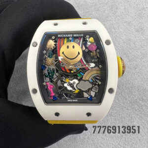 Richard Mille RM 88 Automatic Winding Tourbillon Smiley Transparent Dial Titanium 48mm