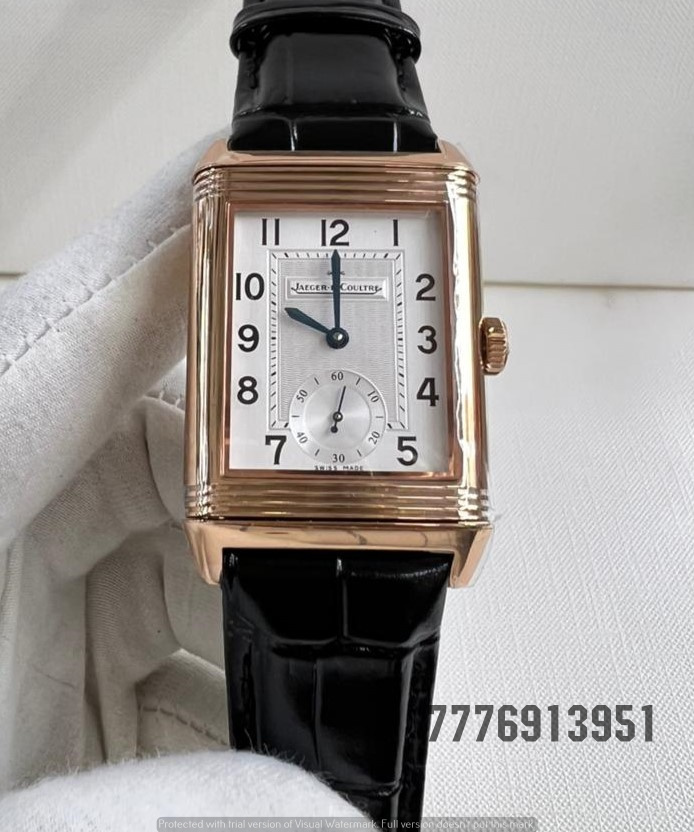 Jaeger LeCoultre Reverso Classic Duoface Hand Wind Day-Night Men's Watch