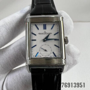 Jaeger LeCoultre Reverso Tribute Monoface Hand Wind Silver Dial Watch